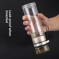 Bouteilles isothermes à double paroi sans BPA de qualité alimentaire et tasses à thé avec infuseur à thé et séparation eau/thé