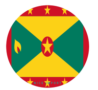 Sous-verres pour porte-gobelets de voiture avec drapeau de Guam, base antidérapante, lot de 2, accessoires intérieurs de voiture pour femmes et hommes