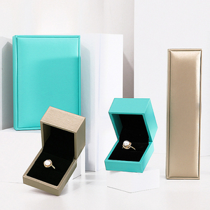 畅销时尚定制pu皮革饰品包装盒戒指吊坠手镯手链饰品展示盒 - Product Image 2