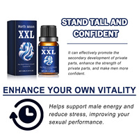 Aceite para el Cuidado Personal Masculino Xxxl 10ml, Marca Privada, Aceite para Masajes al por Mayor para Agrandar el Pene, Mejora el Crecimiento del Pene, a Base de Plantas Orgánicas