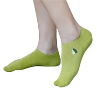 Vente en gros de chaussettes basses pour femmes, motifs personnalisés mignons, chaussettes invisibles pour l'été