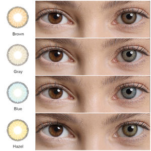Livraison gratuite lentilles de contact annuelles souples pour les yeux bleus Freshgo lentilles de contact de couleur premium contacts oculaires puissants - Product Image 1
