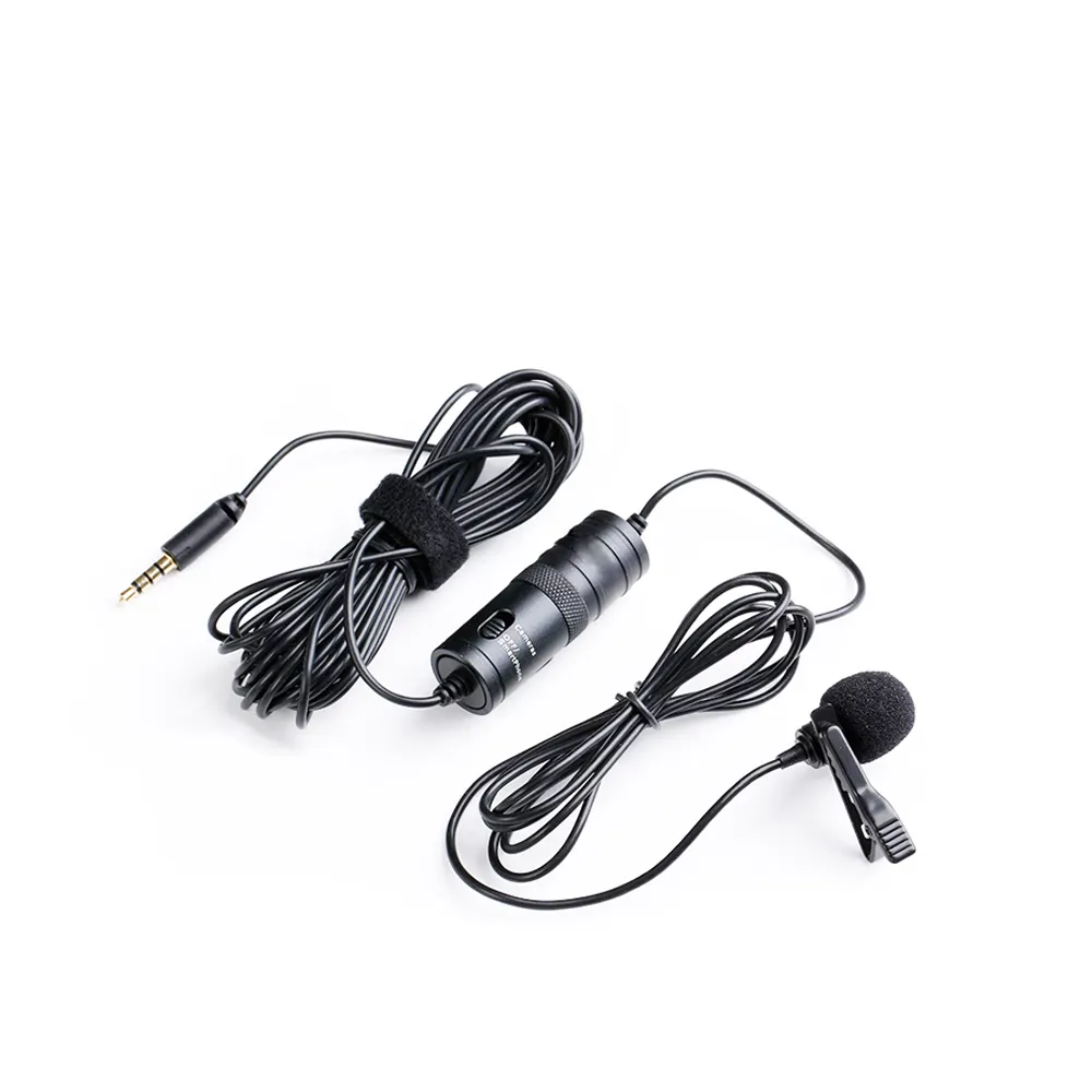 Phong Cách Mới Lavalier Audio Video Điện Thoại Microphone Condenser Mic Recorder Cho Iphone X 8 7 6 6S Cộng Với DSLR Zoom Máy Quay Phim