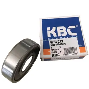 Corée KBC roulement à billes à gorge profonde 6203 6203-ZZ 6203-2RS 17x40x12mm