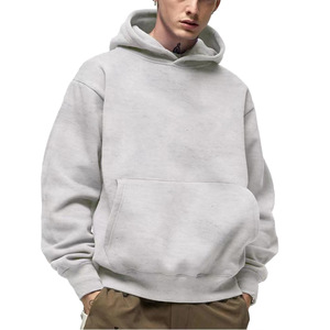 Felpa con Cappuccio di Alta Qualità Streetwear Spessa in Pile Oversize Personalizzata Taglie Forti <span class=keywords><strong>Felpe</strong></span> da Uomo - Product Image 3
