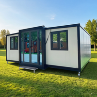 Maison Modulaire Confortable et Spacieuse à 2 Chambres, Conteneur Préfabriqué Solaire pour Villa et Gîte