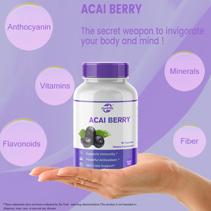 हैकप कार्य भोजन उच्च एकाग्रता एसाई बेरी निकालने कैप्सूल - Product Image 2