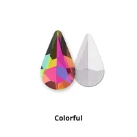 Groothandel Delicate Druppelvormige Edelsteen Kristallen Stenen Kralen Voor Sieraden Maken Strass Accessoires