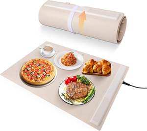 Plaque chauffante pliable en aluminium pour table, avec contrôle de température et protection contre la surchauffe, pour usage domestique (vente en gros) - Product Image 1