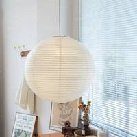 Lampe suspendue de style Wabi Sabi Salle à manger cuisine Bulle Boule de papier de riz Lustre suspendu table à manger