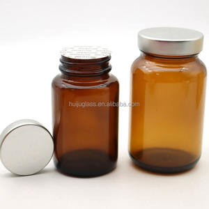 Frasco <span class=keywords><strong>de</strong></span> Vidrio Marrón <span class=keywords><strong>de</strong></span> Tamaño Estándar con Tapa Unishell para Envasado Farmacéutico - Product Image 4