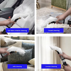 Máquina Multifuncional <span class=keywords><strong>de</strong></span> Limpieza <span class=keywords><strong>de</strong></span> Alfombras a Vapor <span class=keywords><strong>de</strong></span> 125 Grados para Sofás, Cortinas, Colchones y Ropa, con Función <span class=keywords><strong>de</strong></span> Vapor - Product Image 5