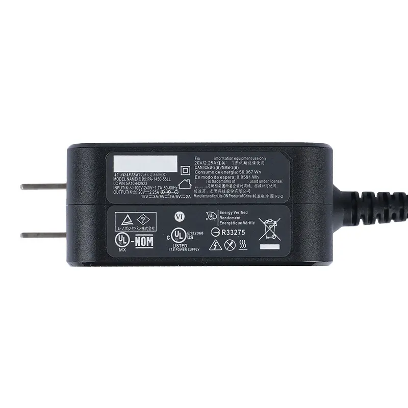 2.25A 20V Laptop Charger For Lenovo Ideapad 710S-13ISK PA-1450-55LL Type C AC Adapter