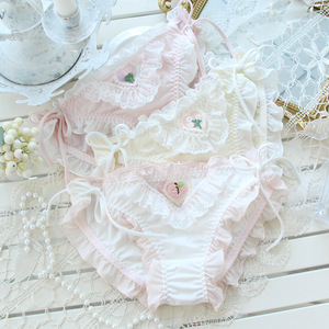 Dalian Half Awakening Mary – Robe grande taille pour femme, 100,00 kg, en coton, avec bretelles en dentelle, style japonais, peinte à la main, taille mi-haute, douce, sexy et tendance - Product Image 5