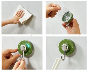Crochet à ventouse créatif sans trou pour salle de bain et toilette - Product Image 6