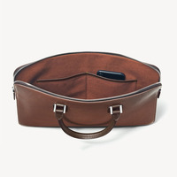 Sac à bandoulière vintage de luxe en cuir véritable fait main pour homme, avec logo personnalisé, étanche, pour ordinateur portable, de haute qualité, par Mount Yanzhi