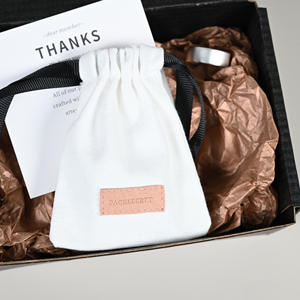 Eco-Friendly Custom Logo <b>Drawstring</b> Cotton <b>Pouches</b> for Women Simple Style Personalized Jewelry Package Fancy Packing - Product Image 1