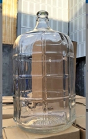 Haute qualité1 gallon 3 gallon 5 gallon eau fruits vin maison brassage verre bonbon grande taille bouteilles d'eau en verre
