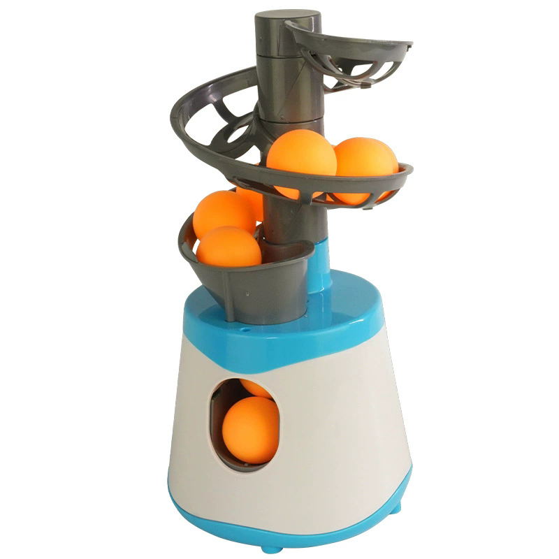 Trainer Adult Kid Sport Game Gift Racquet Sport Battery Mini Table Tennis Robot Service Pitching Machine