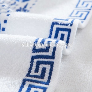 <span class=keywords><strong>Toalla</strong></span> de Fibra de Algodón Jacquard Azul y Blanca, Secado Rápido, 100% Turca, Diseño Damasco <span class=keywords><strong>Aquis</strong></span>, <span class=keywords><strong>Toalla</strong></span> de Mano para Recién Nacidos - Product Image 5