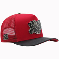 Nuevos Estilos Gorras de Béisbol con Visera Curva y Logotipo Original Bordado en 3D, Efecto Desgastado, Estilo Dad Hat
