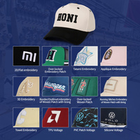 Gorra de Béisbol de Algodón Lavado de Dos Tonos con Bordado 3D de Espuma, Gorra Personalizada con Logotipo de Letras y Bloques de Color