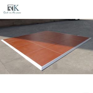 Plancher de danse en bois à grain de bois, plateforme en bois stable, plancher de danse détachable - Product Image 2