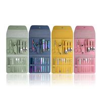 Promo Kit de 18 Pièces de Coupe-Ongles en Acier Inoxydable Durable pour Manucure et Pédicure, Ensemble de Soins Personnels