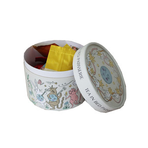 ورق كرافت مطبوع مخصص مبتكر دائري أنبوبي للتغليف لتغليف الأغذية - Product Image 2