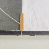 Profilés en aluminium personnalisés pour panneaux muraux : garnitures décoratives de joint mural, accessoires de finition et profilés de jonction en H