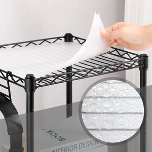 Étagère de rangement moderne en acier à 3 niveaux pour salle de bain avec crochets - Rangement multifonction durable pour la maison/le salon - Product Image 5