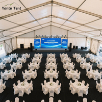 Tentes de réception robustes 20x20 en alliage d'aluminium imperméable pour événements sportifs, fêtes en plein air, mariages, pour 300 personnes