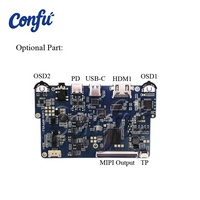 Pantalla LCD IPS MIPI DSI, Reproductor de Medios Digitales y Publicitarios con Soporte para Video/Foto MP4, Tarjeta TF/USB, Uso Industrial