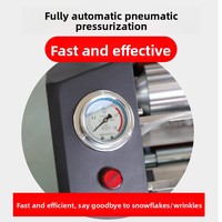 Machine à plastifier pneumatique entièrement automatique BYON XCFM-390Z à chaud et à froid, 8 m/min, pour papier, photographie, A4/A6/A5, avec collage thermique et gaufrage