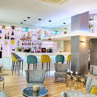 Comptoir de bar design diamant, comptoir de bar humide et station de café pour hôtel, comptoir de buffet et de bar à salades pour restaurant