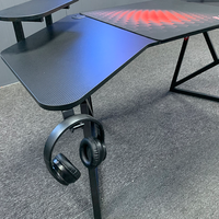 Nouvelle table de jeu multi-activités tendance de 1,8 mètre, table de bureau avec pieds en métal, bureau d'ordinateur pour le travail ou les joueurs
