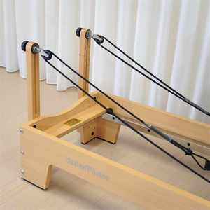<span class=keywords><strong>Reformer</strong></span> <span class=keywords><strong>Pilates</strong></span> in Legno di Alta Qualità Jaalee <span class=keywords><strong>per</strong></span> Uso Domestico e Commerciale - Product Image 4