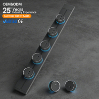 Multiprise KSQ CE pour métal, noir, argent, blanc, 4/6 prises, pour bureaux, chambres