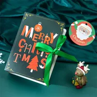 Coffrets cadeaux de noël chocolat bonbons biscuit emballage boîte sac décorations de fête de noël pour la maison Navidad nouvel an 2023