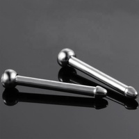 Anneau de nez en titane massif G23 avec bijoux, piercing de narine, clous de nez, clous d'oreille pour femmes, bijoux de piercing corporel