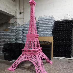 Modello Gigante della Torre <span class=keywords><strong>Eiffel</strong></span> di Parigi in Acciaio Zincato Personalizzato 8m 10m 15m 20m 25m per Decorazioni Commerciali Esterne - Product Image 1