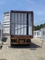 Maison pliable à installation rapide Maison pliante modulaire de 20 pieds Maison préfabriquée en conteneur pour entrepôt