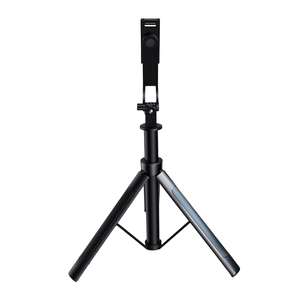 Palo de selfie retráctil de aleación de aluminio con disparador remoto inalámbrico desmontable y mini trípode para teléfono inteligente - Product Image 2