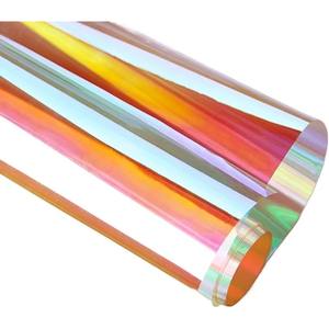 Película Decorativa para Ventanas de PET Iridiscente Dicroica, Autoadhesiva, Ecológica, Moderna y a Prueba de Explosiones - Product Image 2