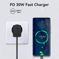 Chargeur rapide Merryking AU 30W certifié RCM USB-C, chargeur mural australien 30W PD pour ordinateur portable et téléphone portable