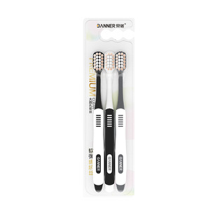 Banner Soft Bristle Toothbrush Adult <b>Gum</b> Care Wide Head Manual Toothbrush - Product Image 5