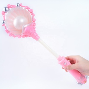 Baguette magique <span class=keywords><strong>lumineuse</strong></span> disney pour enfants, série de perles de coquillage de sirène, Led, baguette magique avec musique clignotante - Product Image 5