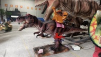 Robot dinosaure animatronique grandeur nature T-rex dinosaure tour pour enfants