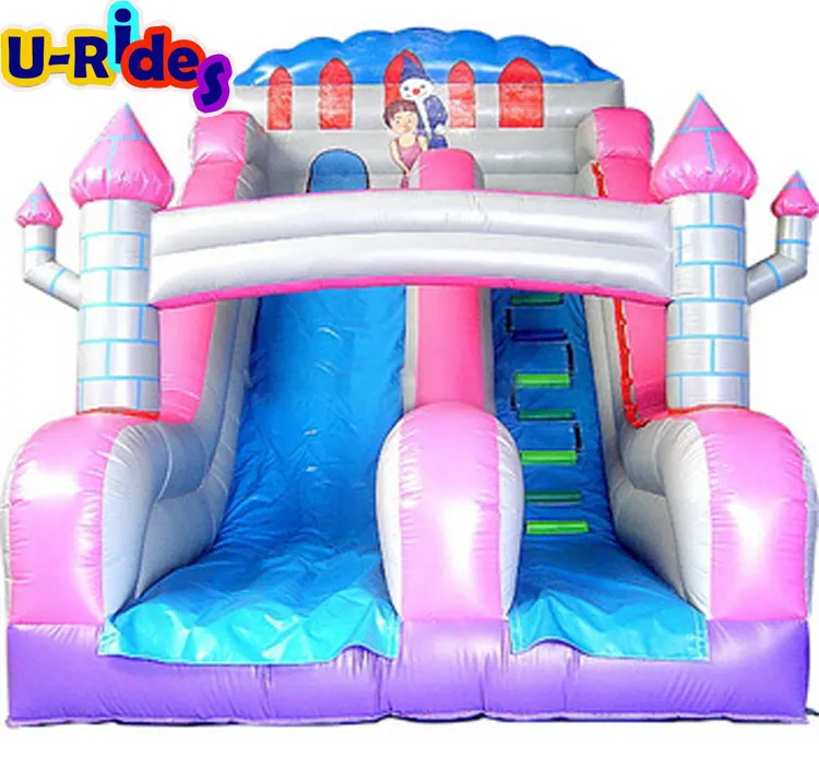 कस्टम कार्टून पर्ची n स्लाइड inflatable टिकाऊ inflatable पानी स्लाइड के साथ inflatable महल स्लाइड