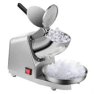 Otomatik süt kar tanesi buz yapım makinesi tıraş Bingsu makinesi buz kırıcı elektrikli kar dondurma makinesi